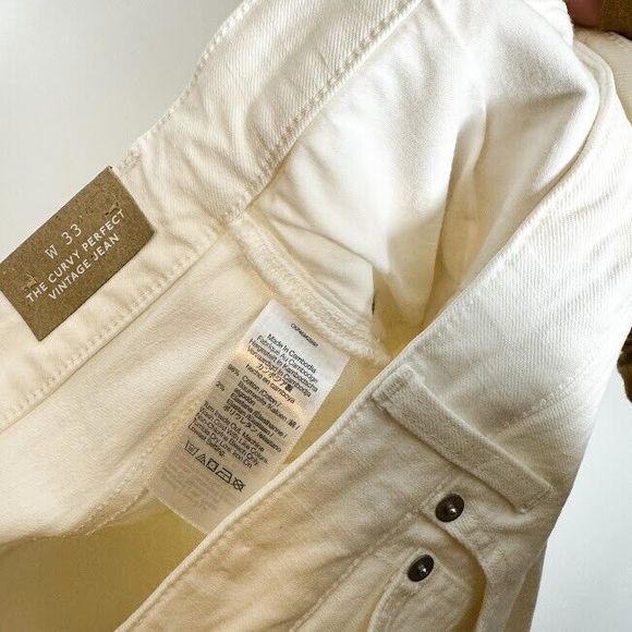 Madewell The Curvy Perfect Vintage‎ Jeans Womens High Waist Tapered Denim 33 NWT - Picture 9 of 11